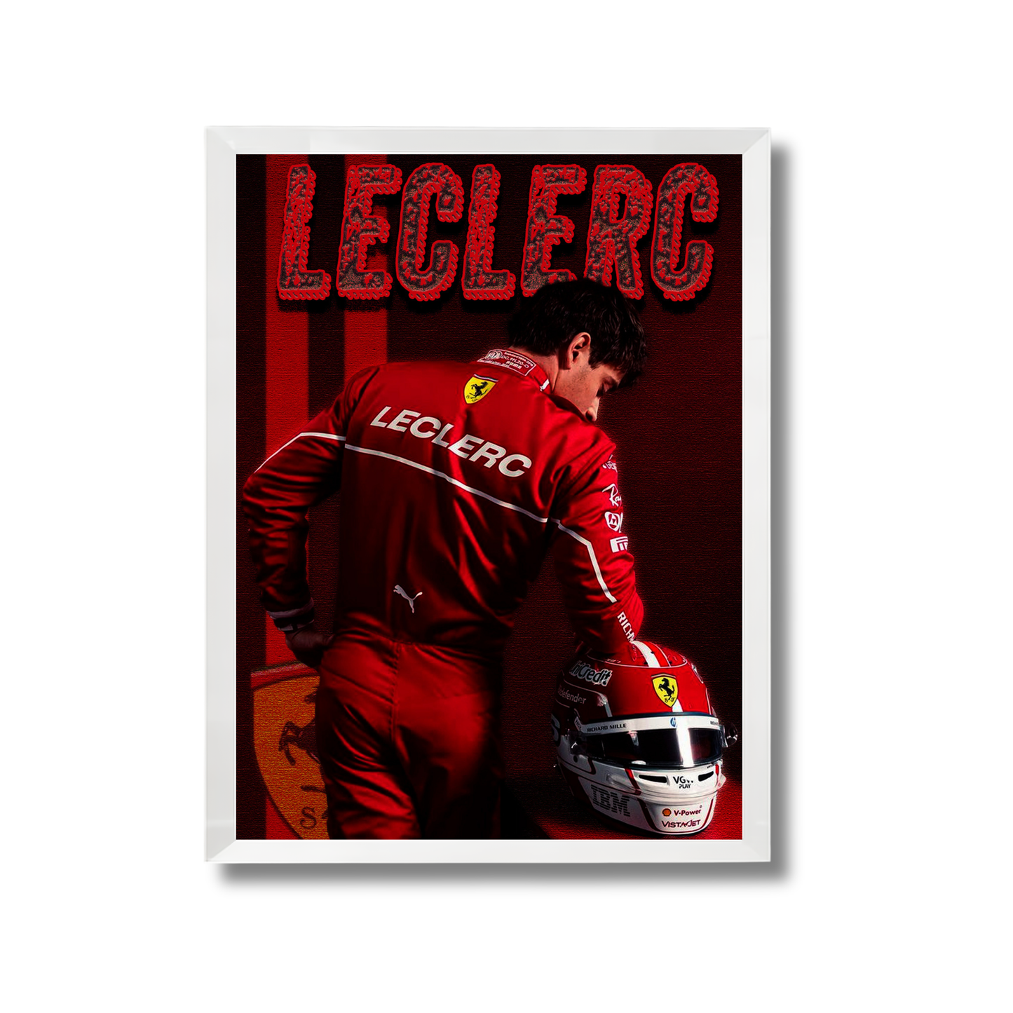 Scuderia Ferrari Formula 1 driver Charles Leclerc Poster #741