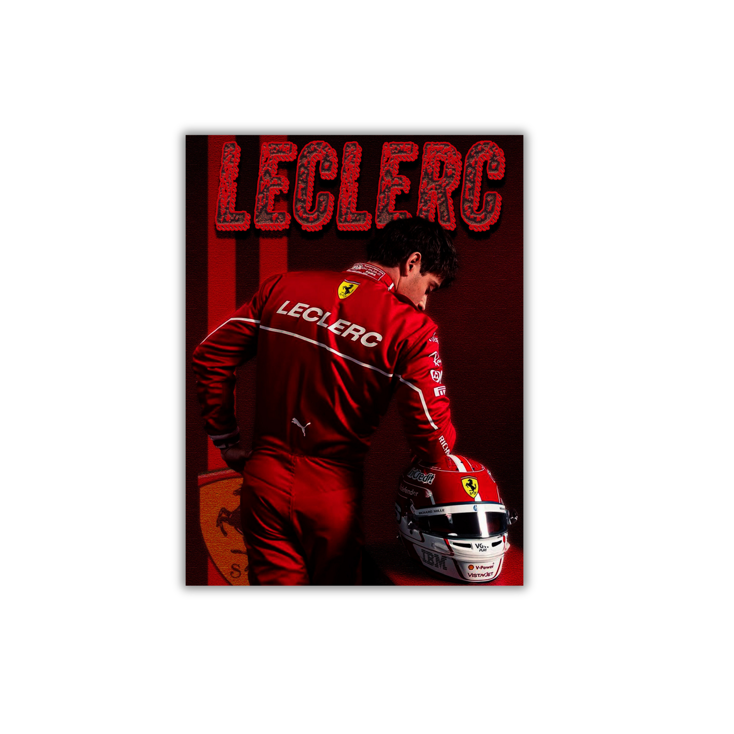 Scuderia Ferrari Formula 1 driver Charles Leclerc Poster #741