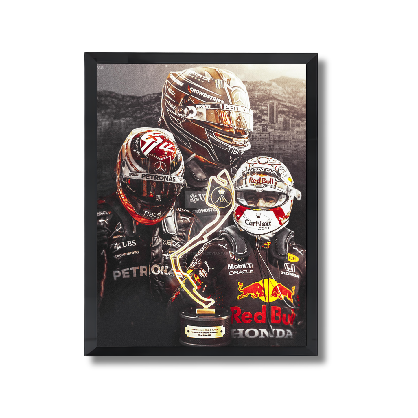Kimi Raikkonen 'Iceman' Metal Inspire F1 Poster #770