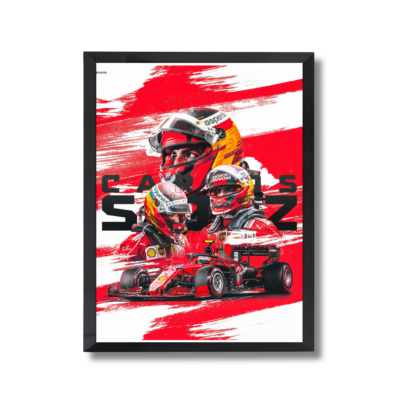 Carlos Sainz Ferrari  F1 Poster #773