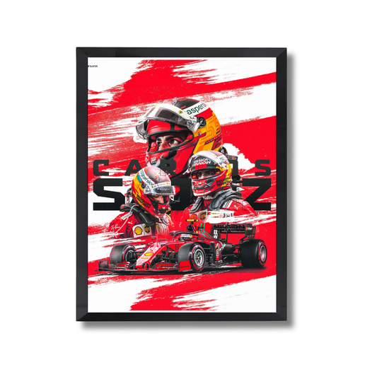Carlos Sainz Ferrari  F1 Poster #773