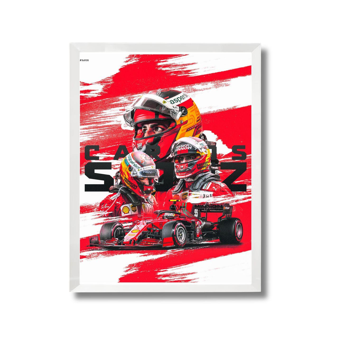 Carlos Sainz Ferrari  F1 Poster #773