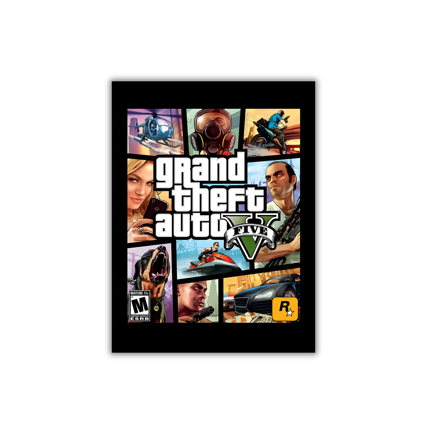 Grand Theft Auto Five (GTA V) Gaming Poster #331