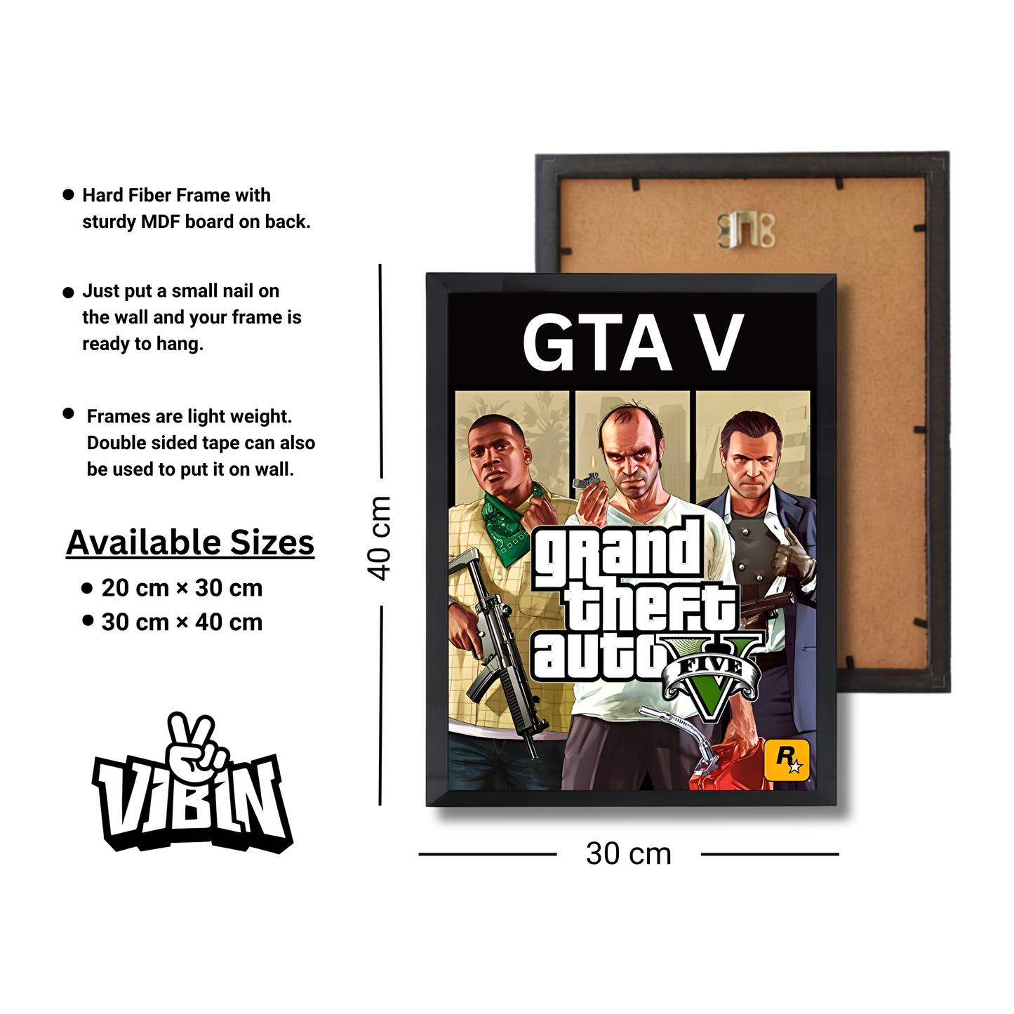 Grand Theft Auto (GTA V) Gaming Poster #333