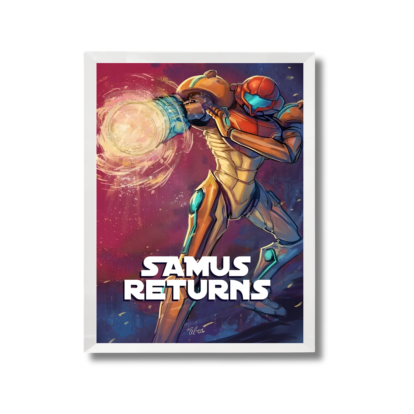 Samus Returns Gaming Poster #390