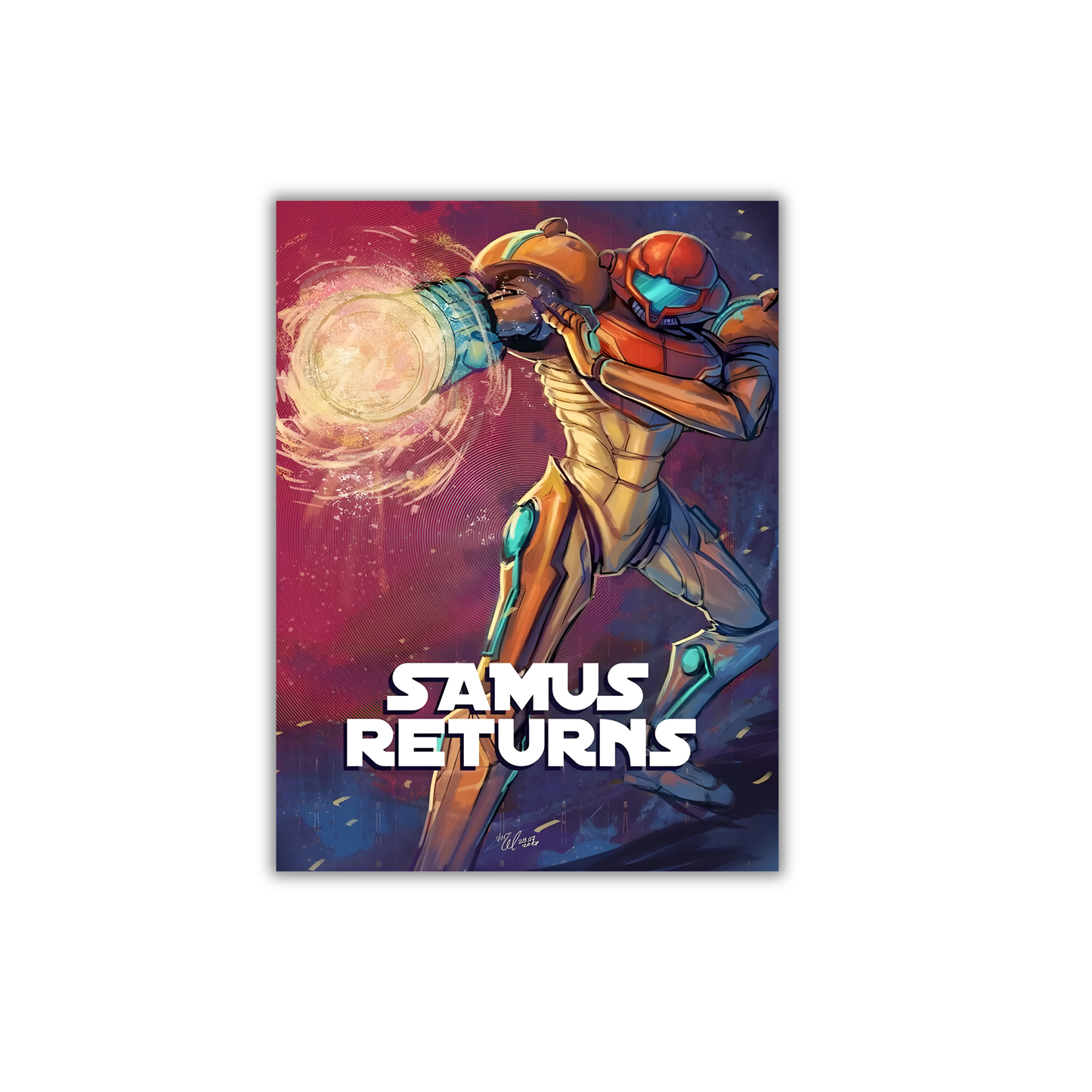Samus Returns Gaming Poster #390