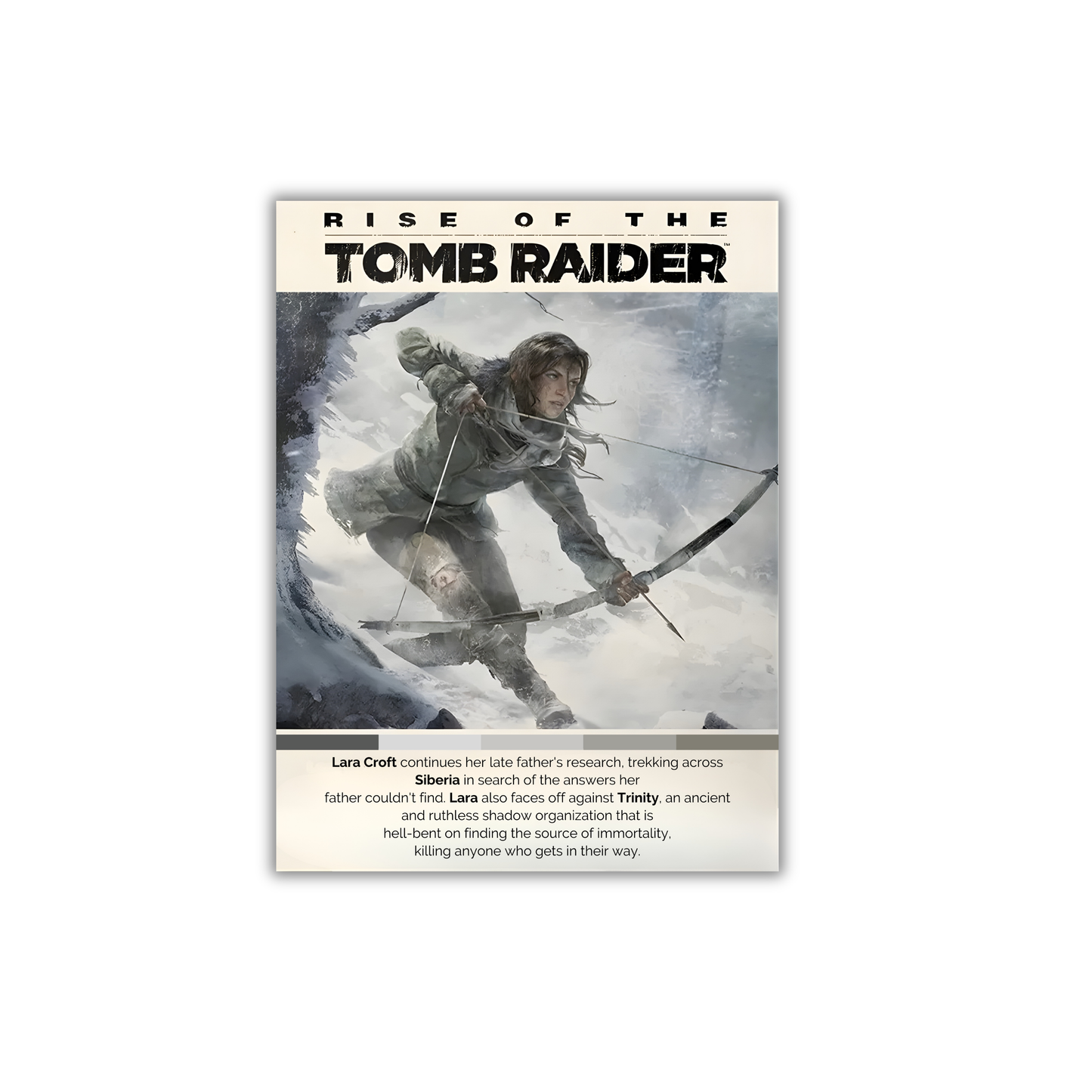 Rise of the Tomb Raider Gaming Poster #396