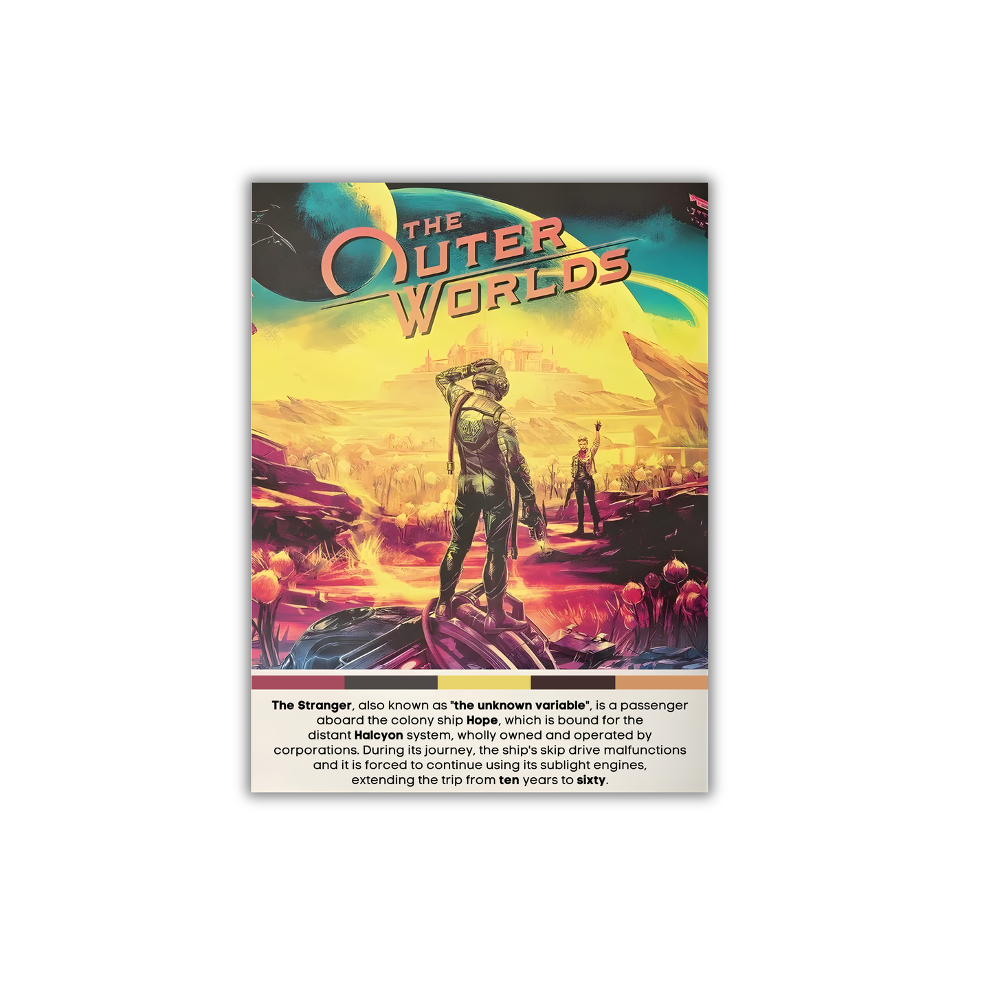 The outer worlds Gaming Poster #398