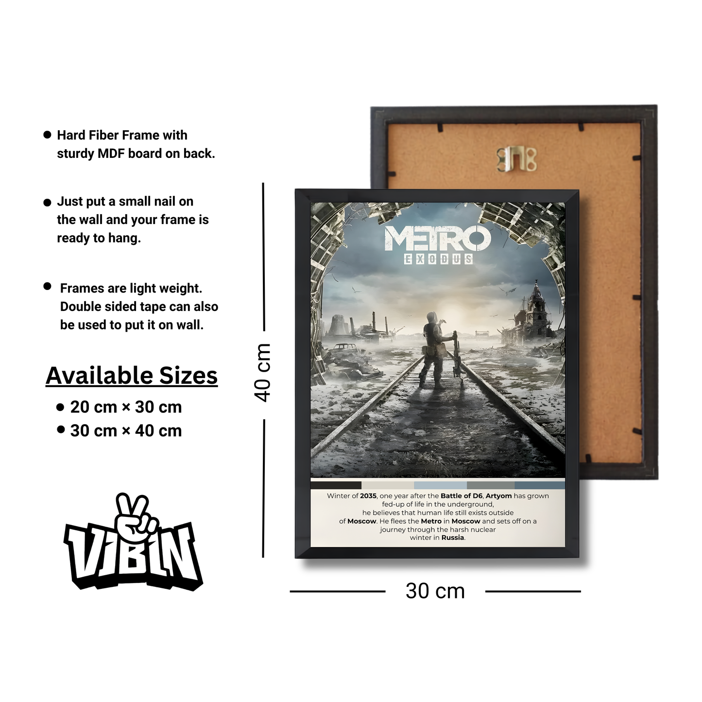 Metro exodus Gaming Poster #404