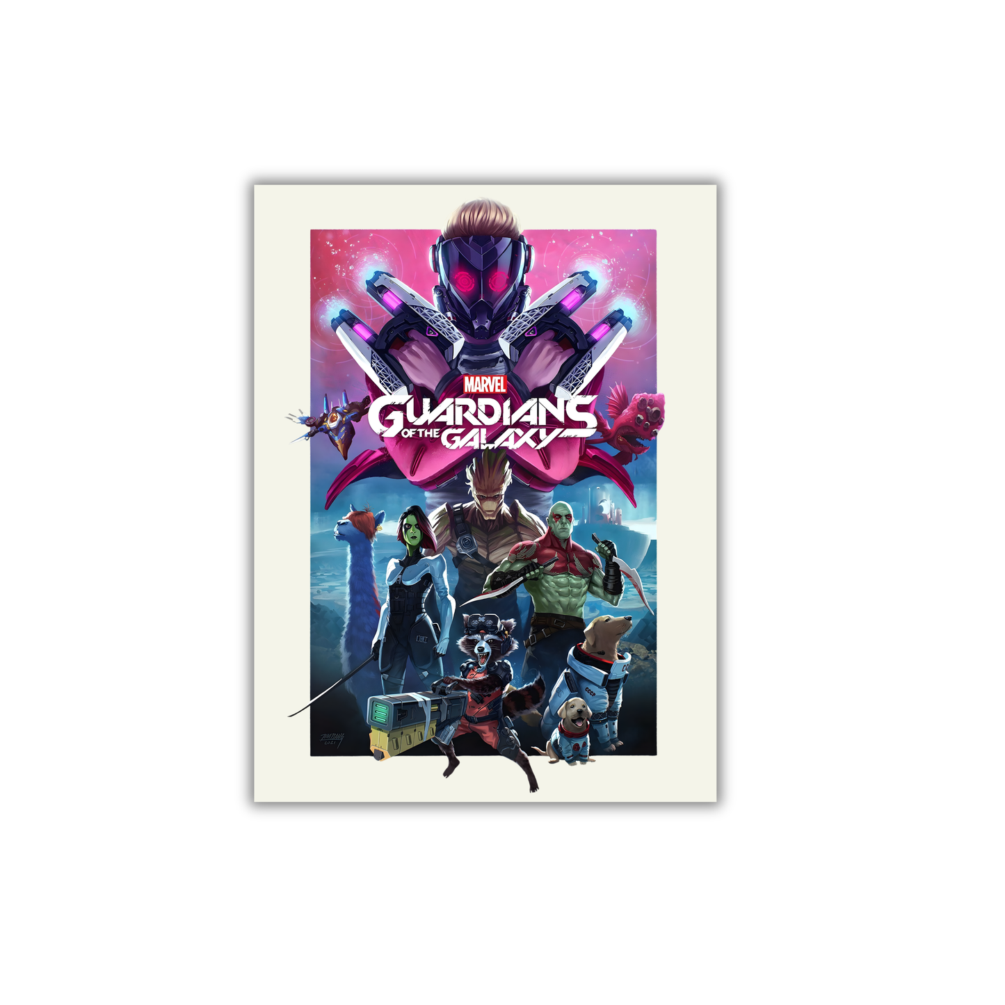 Guardians of the Galaxy Gaming Poster #408