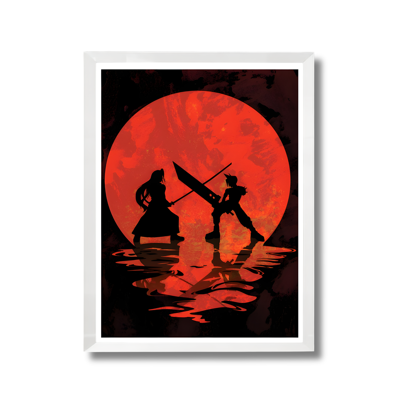 Cloud vs Sephiroth Gaming Poster #423