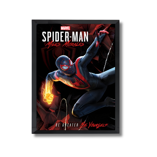 SPIDER-MAN MILES MORALES - CYBERNETIC SWING Gaming Poster #426