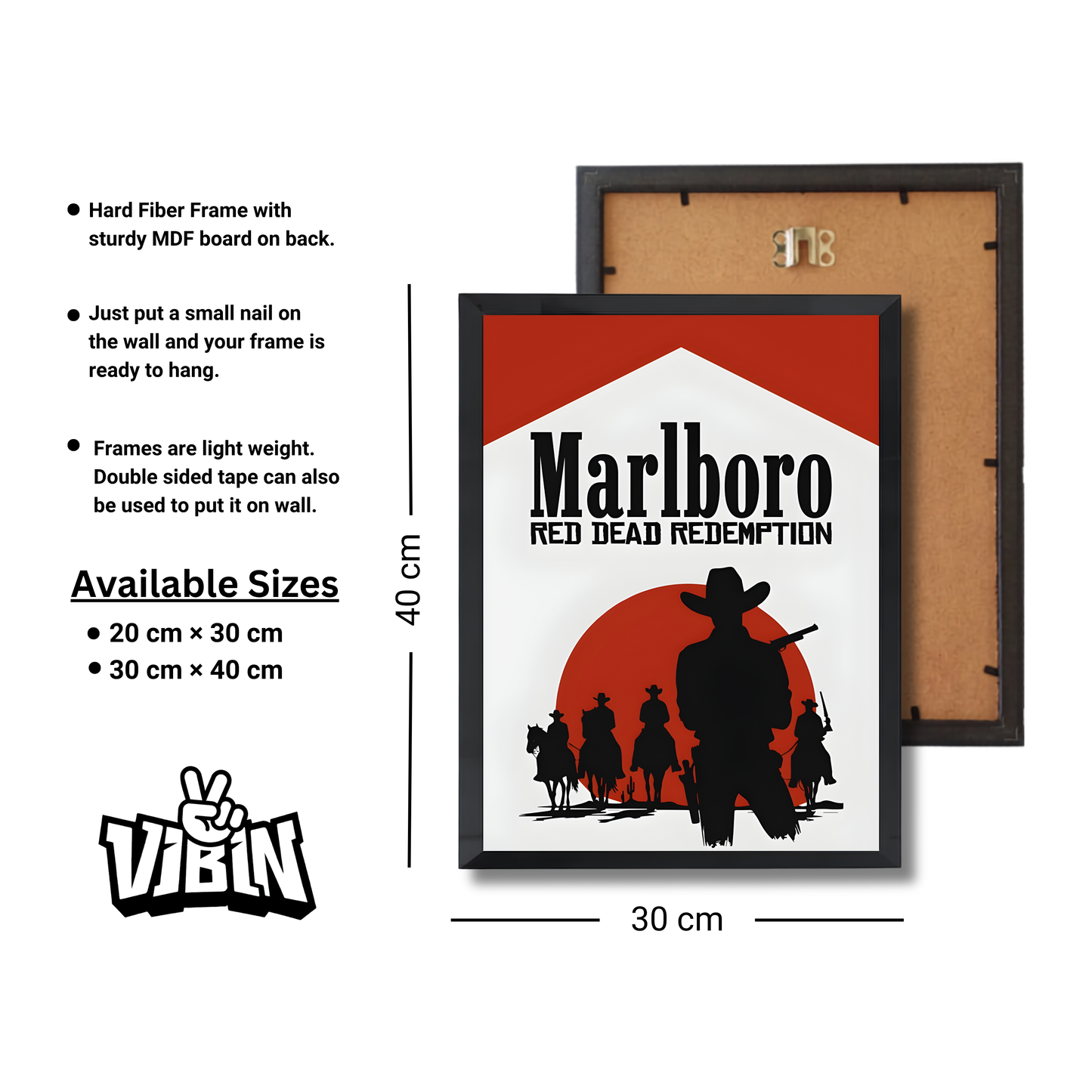 Marlboro Red Dead Redemption Gaming Poster #435