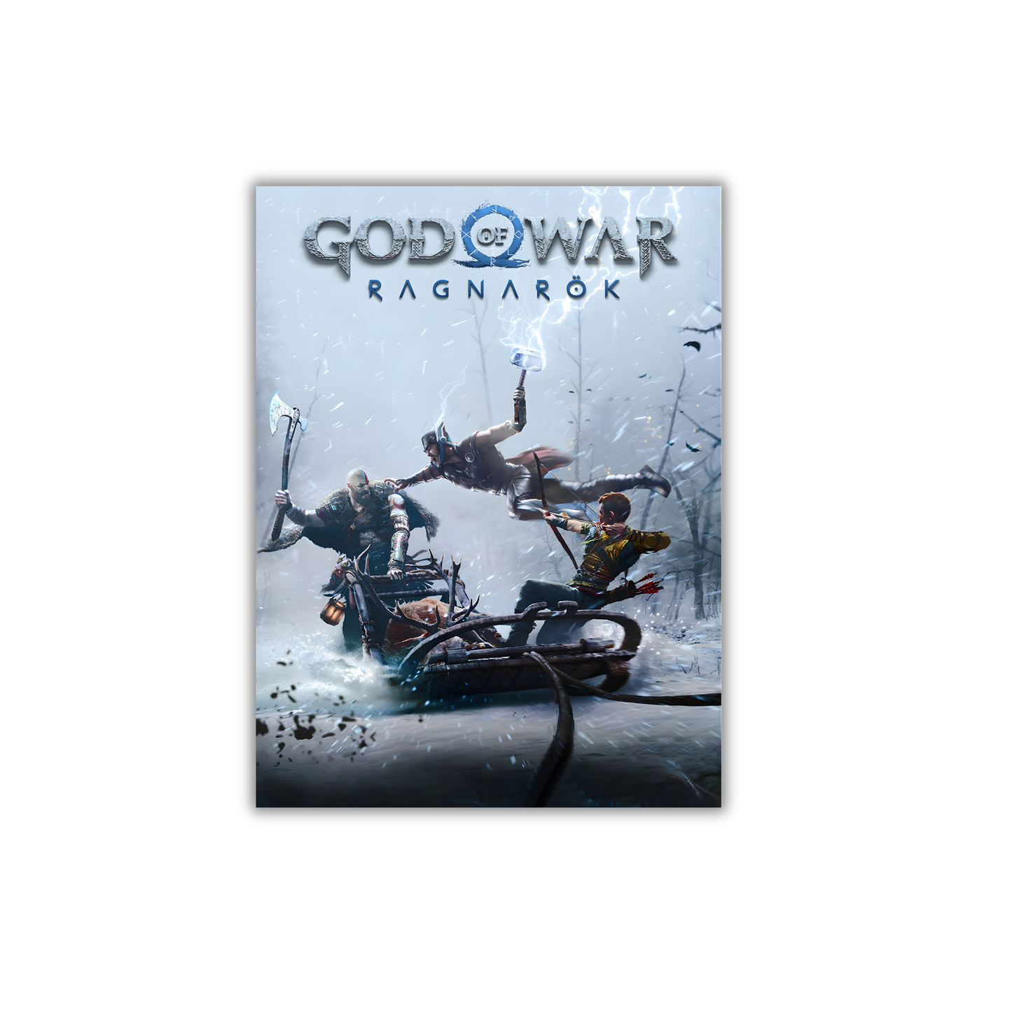 God of War Ragnarök Gaming Poster #439