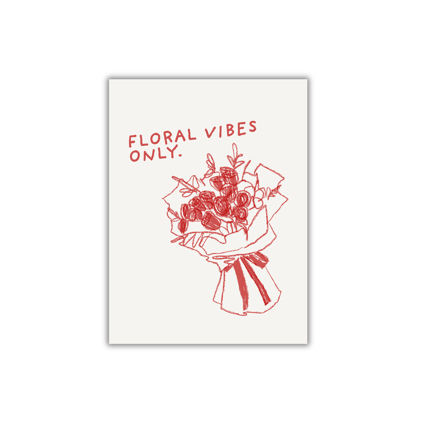 Floral Vibes Only Girly Poster #556