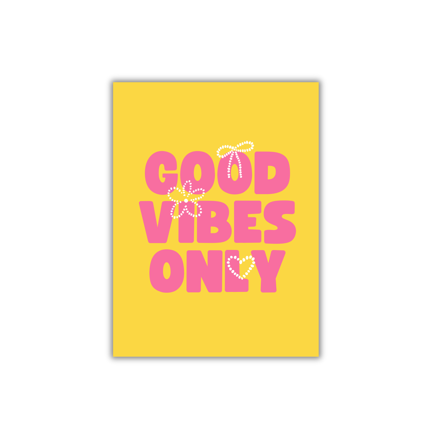 good vibes only Girly Poster #557