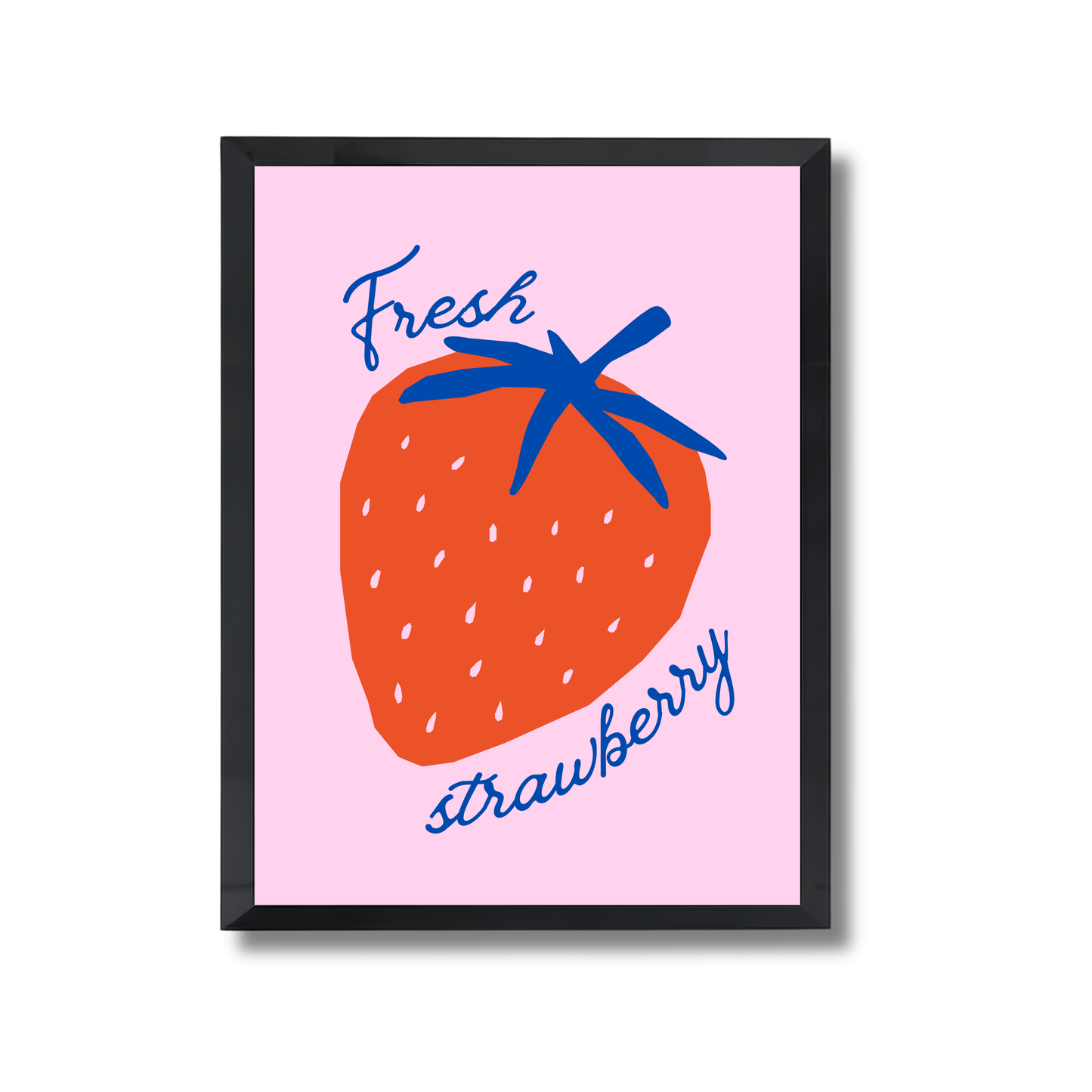 Fresh strawberry Girly Poster #554