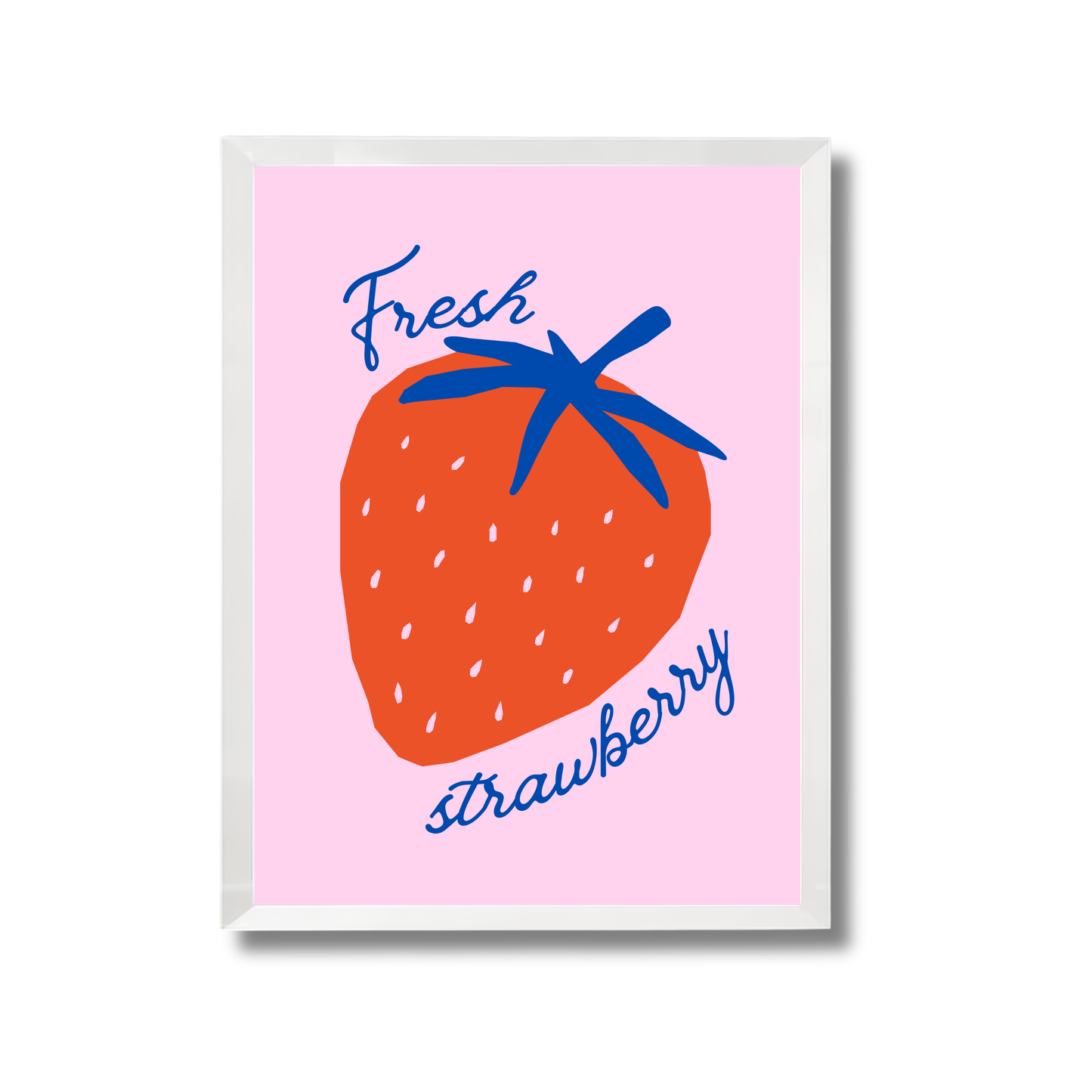 Fresh strawberry Girly Poster #554