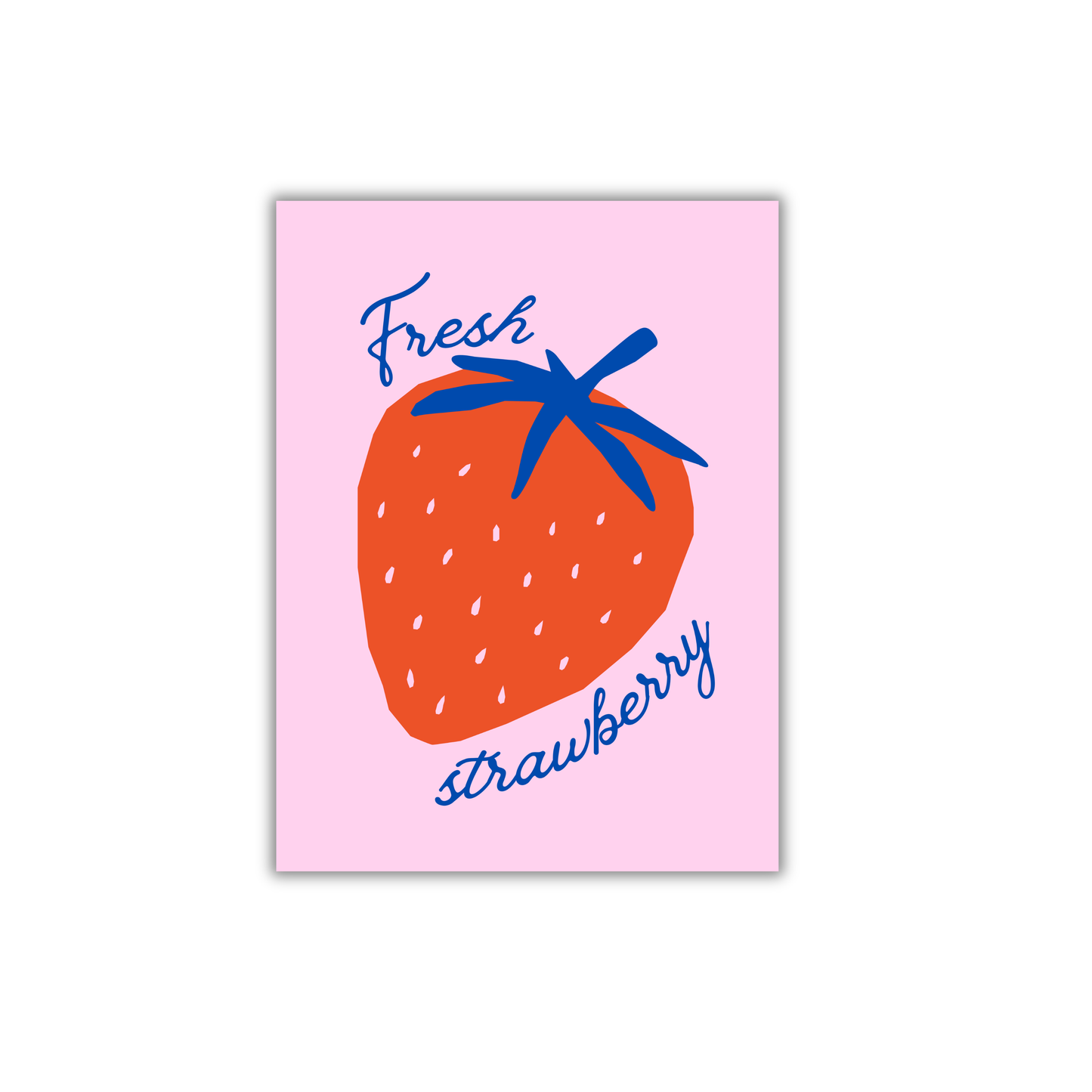 Fresh strawberry Girly Poster #554