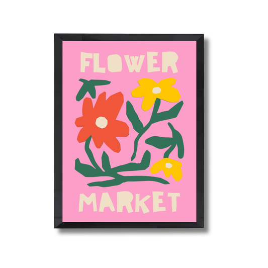 Flower Market Girly Poster #555