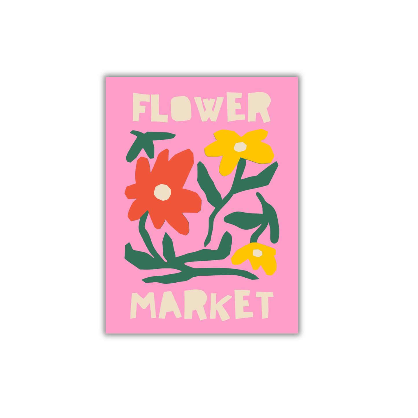 Flower Market Girly Poster #555