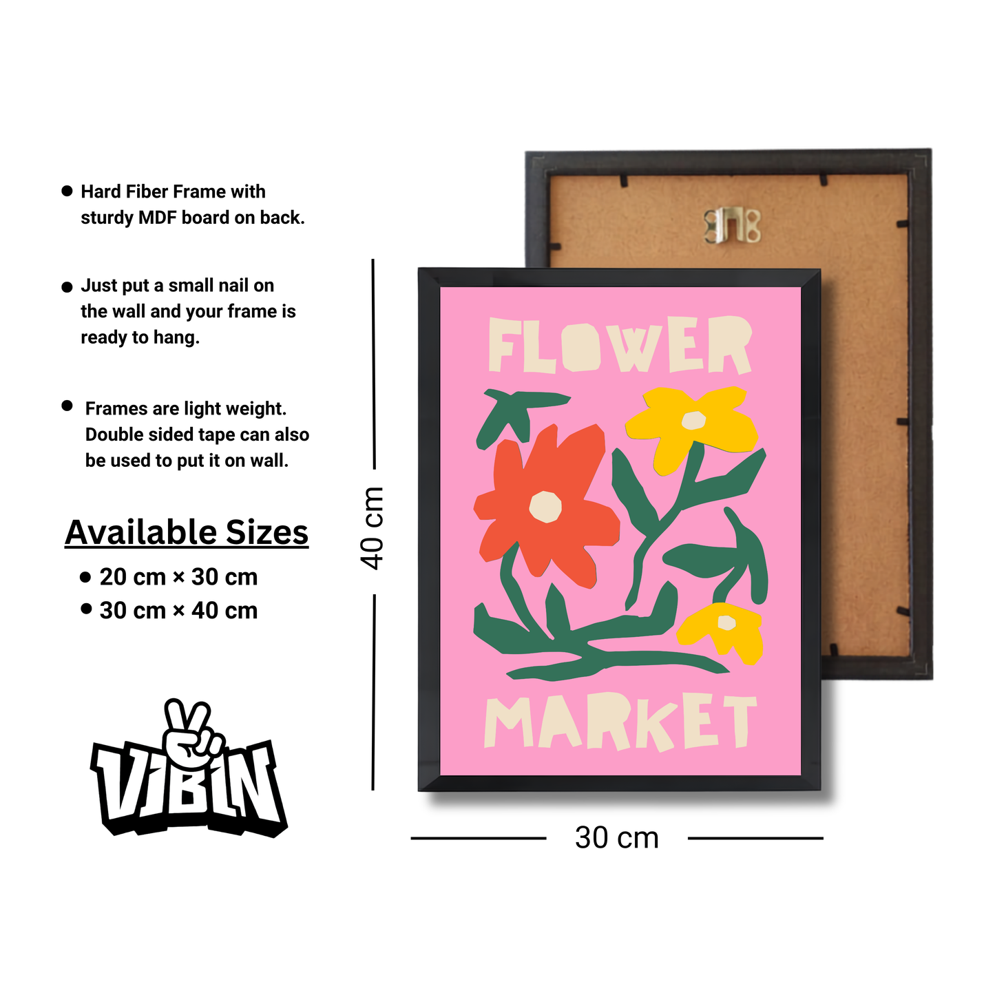 Flower Market Girly Poster #555