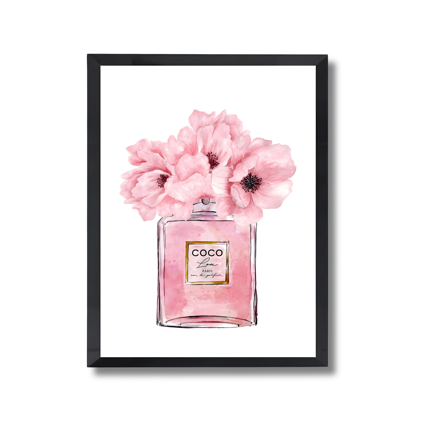 Coco Chanel perfume pink Girly Poster #452