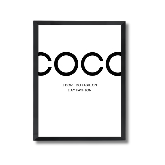 Coco Chanel Girly Poster #456