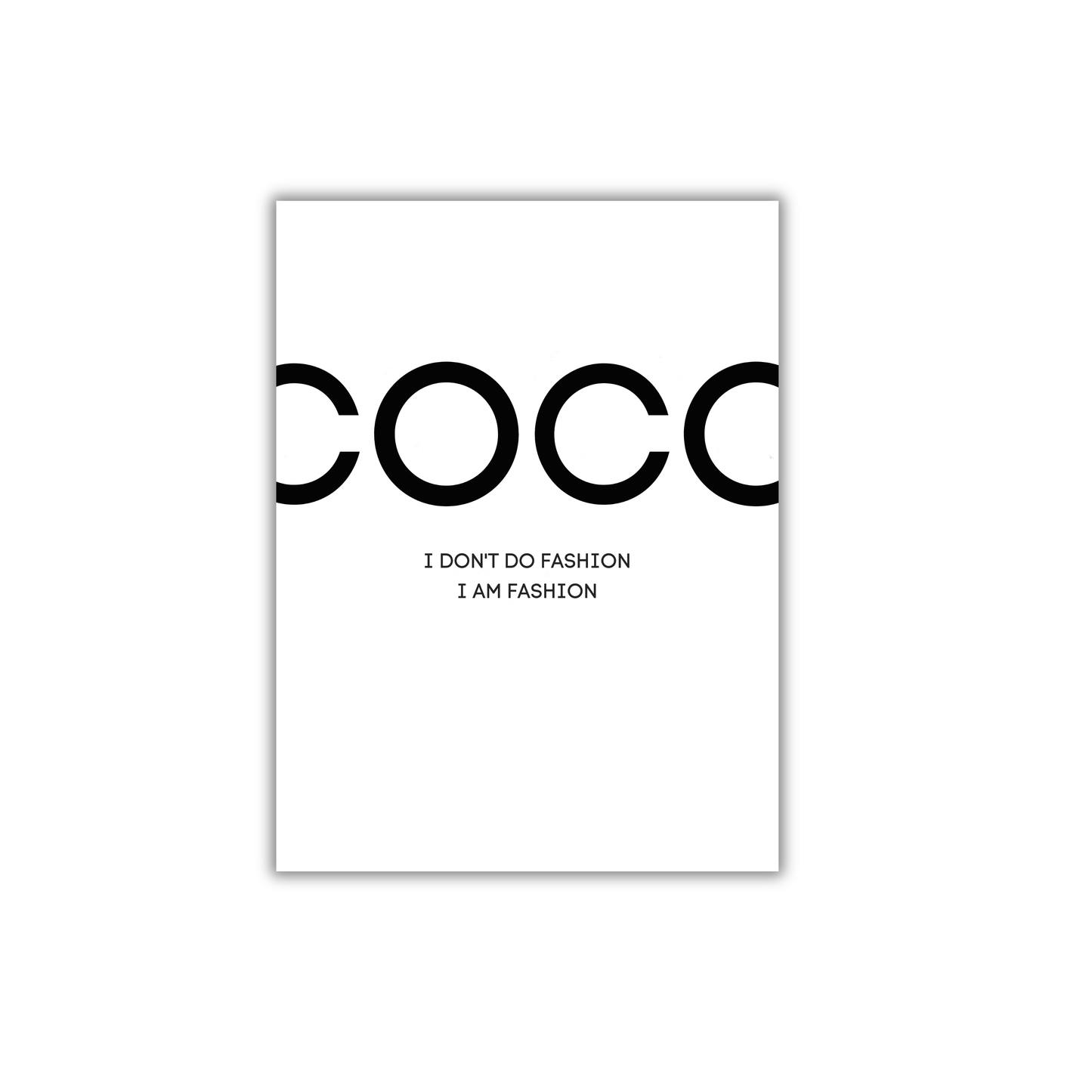 Coco Chanel Girly Poster #456