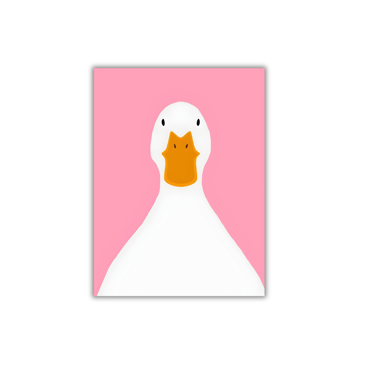 Pink Duck Girly Poster #462