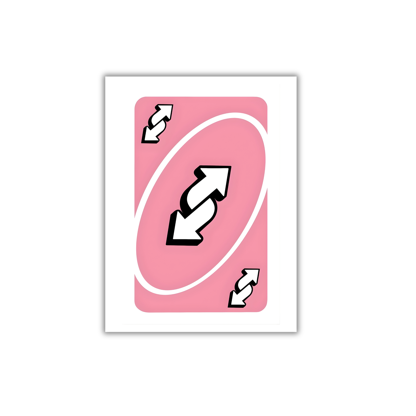 pink Uno reverse card Girly Poster #464
