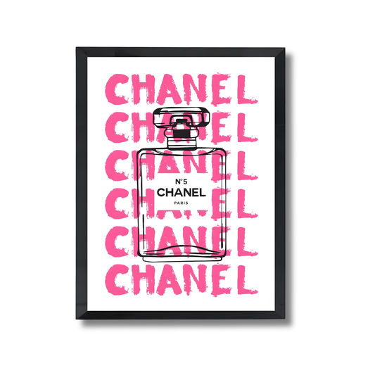 Pink Chanel Girly Poster #465