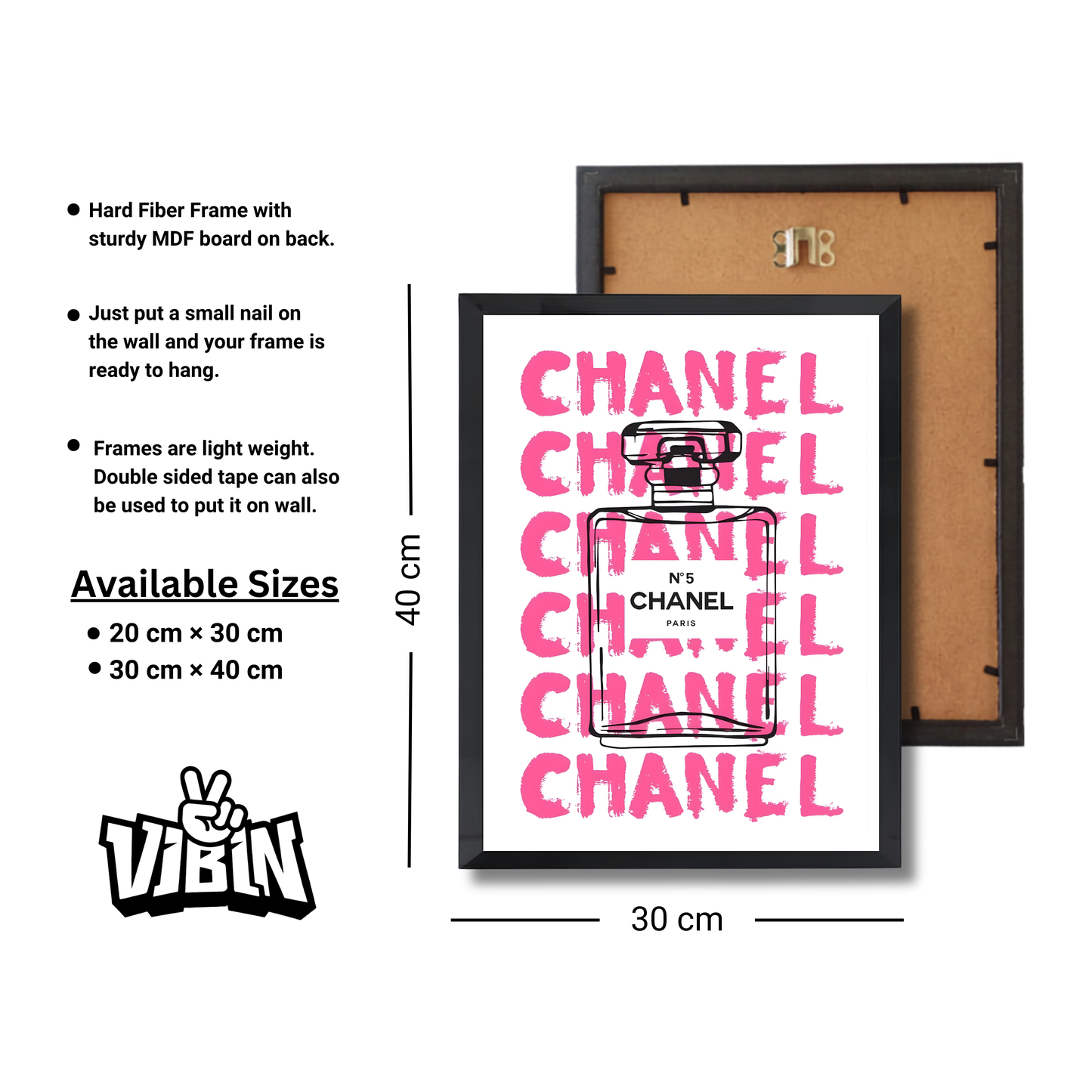 Pink Chanel Girly Poster #465