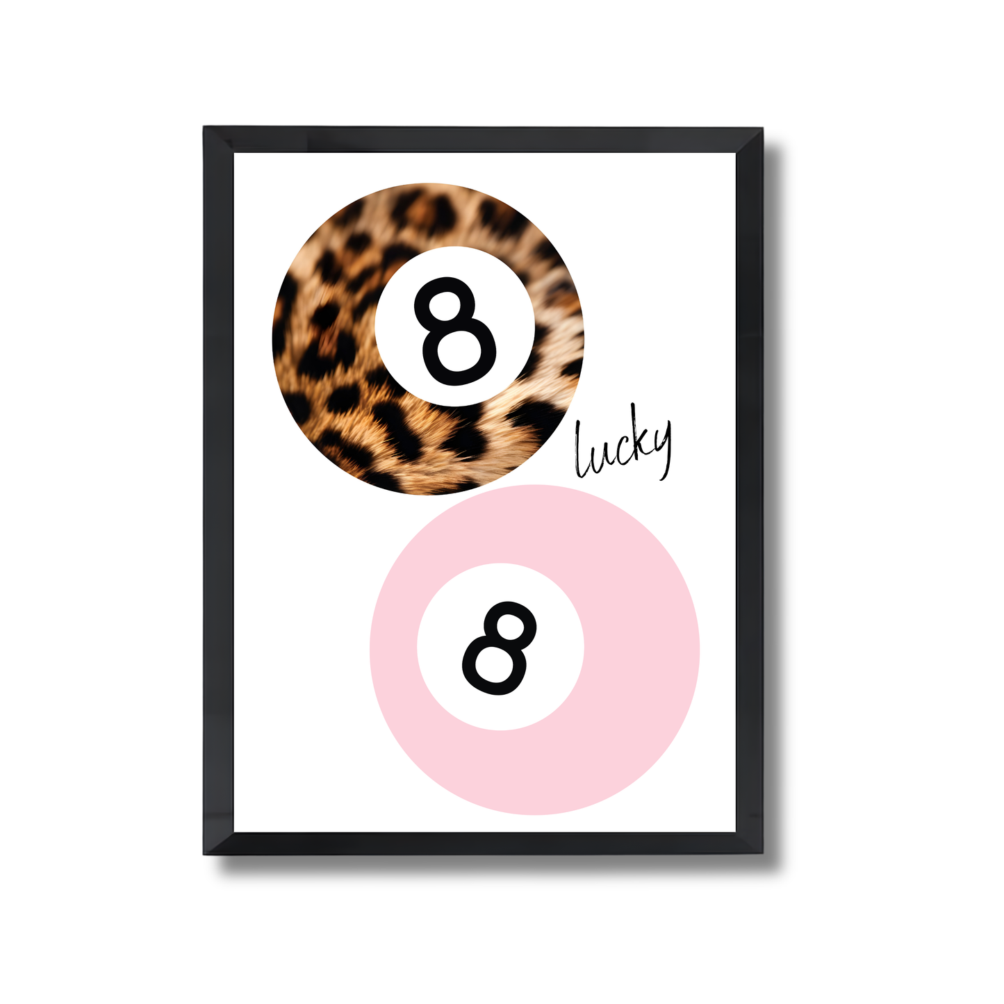 retro-style "lucky girl"  Girly Poster #466