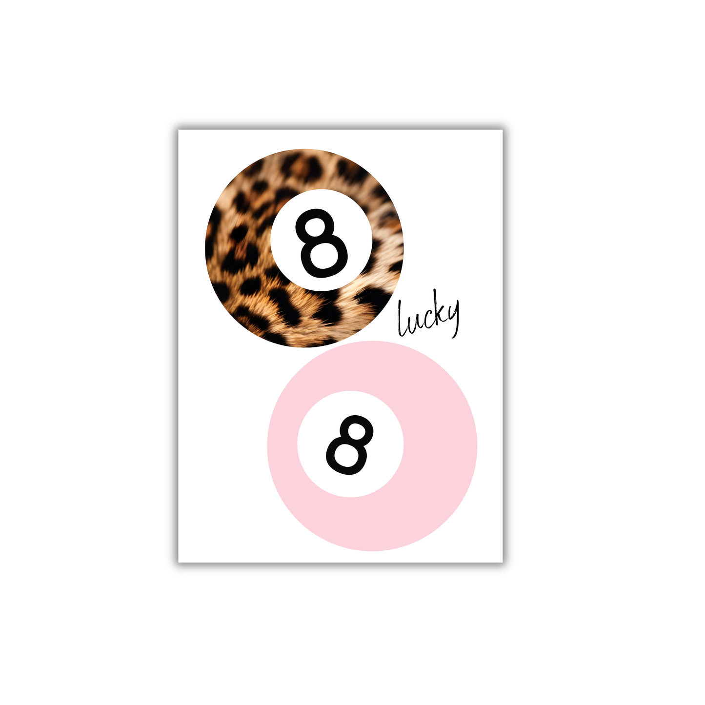 retro-style "lucky girl"  Girly Poster #466