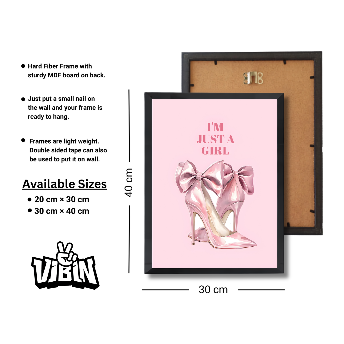 pink high-heeled shoes with large bows Girly Poster #477