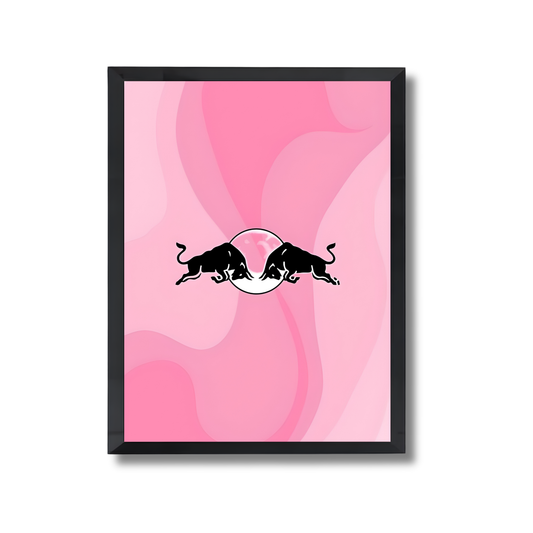 Pink Red Bull Girly Poster #478