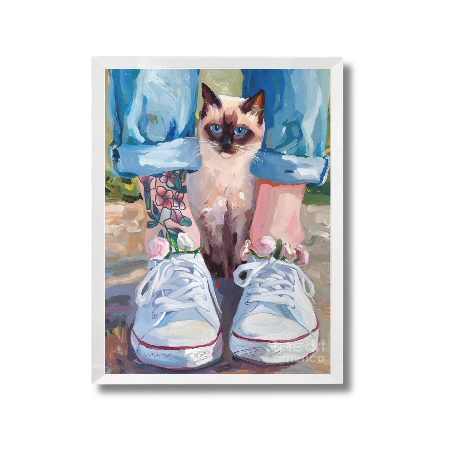GirlySiamese tabby cat Girly Poster #480
