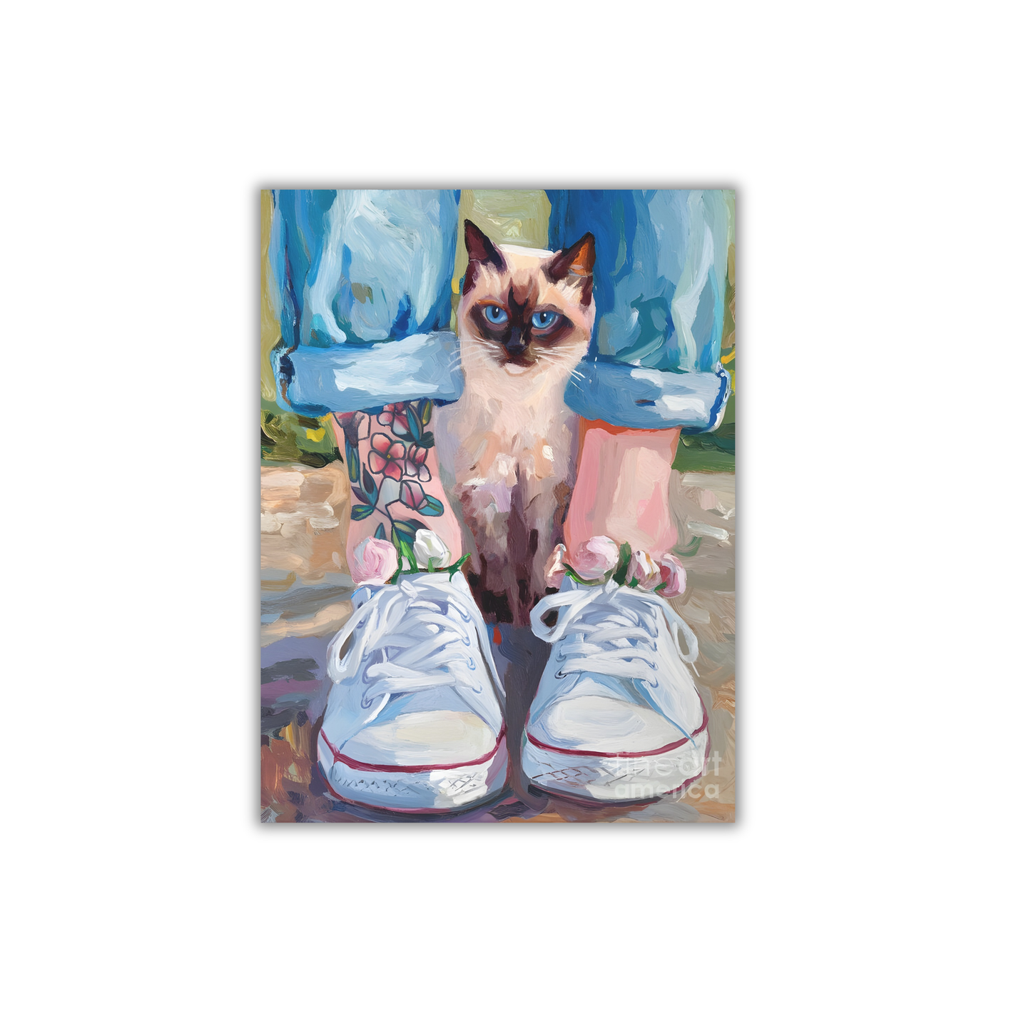 GirlySiamese tabby cat Girly Poster #480