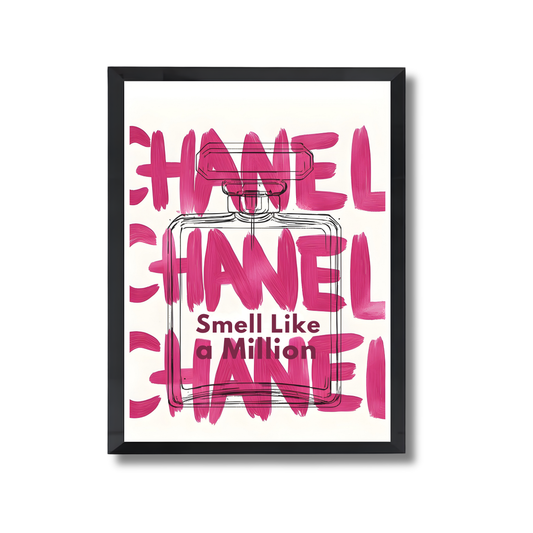 "Smell Like a Million" Chanel No. 5 Girly Poster #482