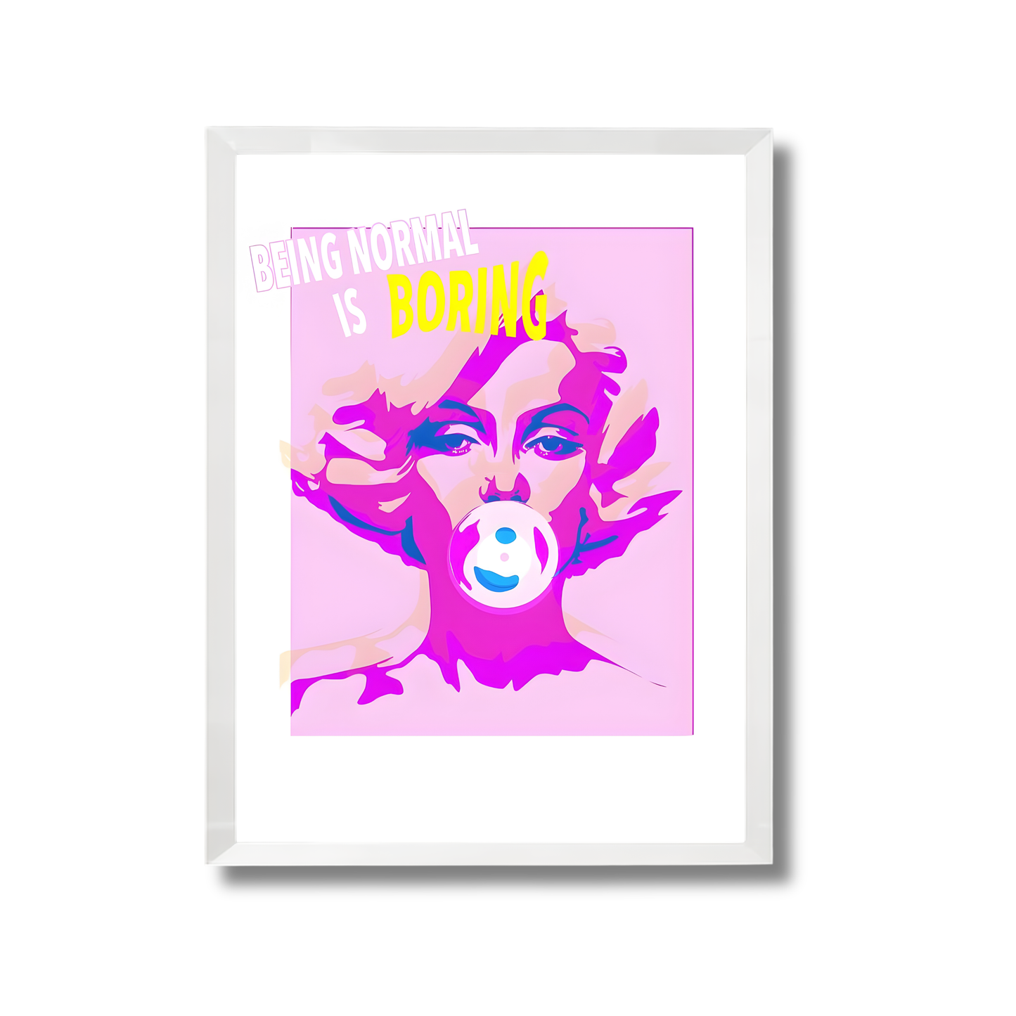 Marilyn Monroe Bubble Gum Girly Poster #483
