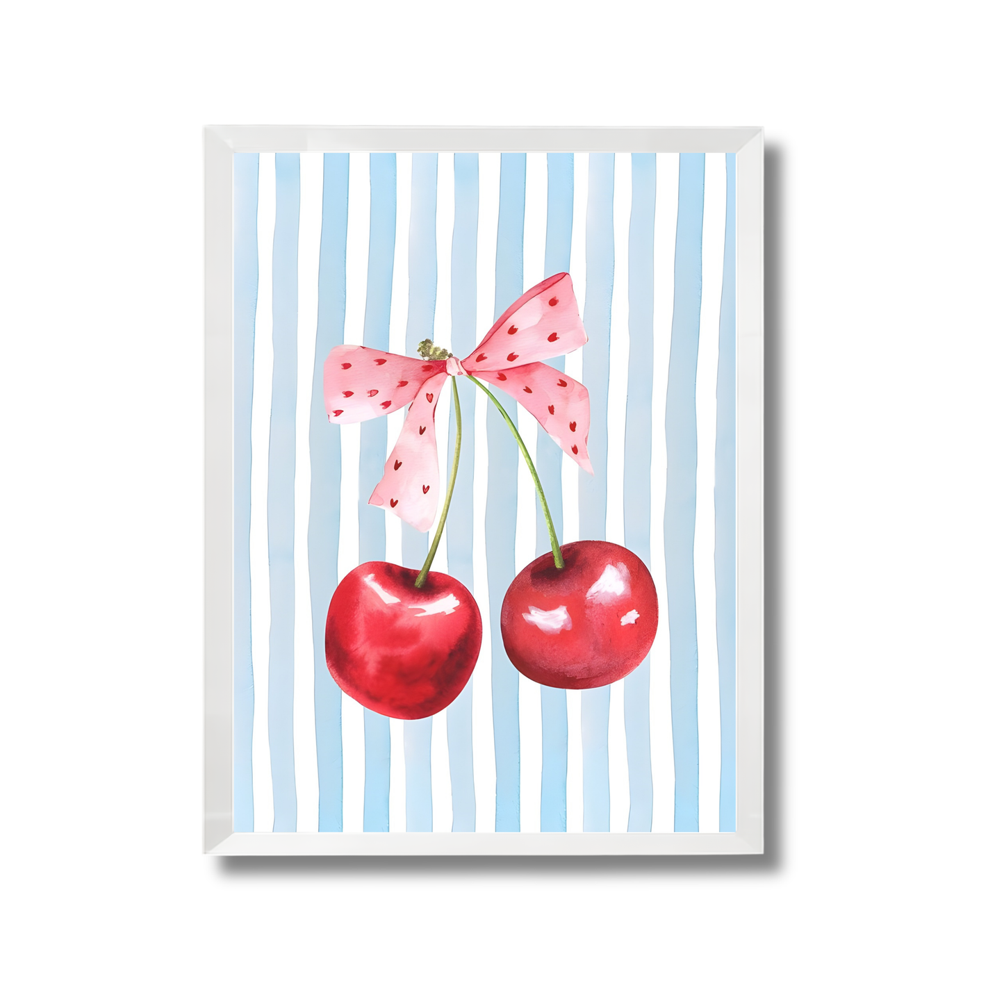 Cherries and Bow Girly Poster #486