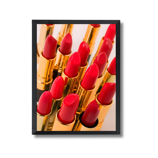 Group of Red Lipsticks Girly Poster #490