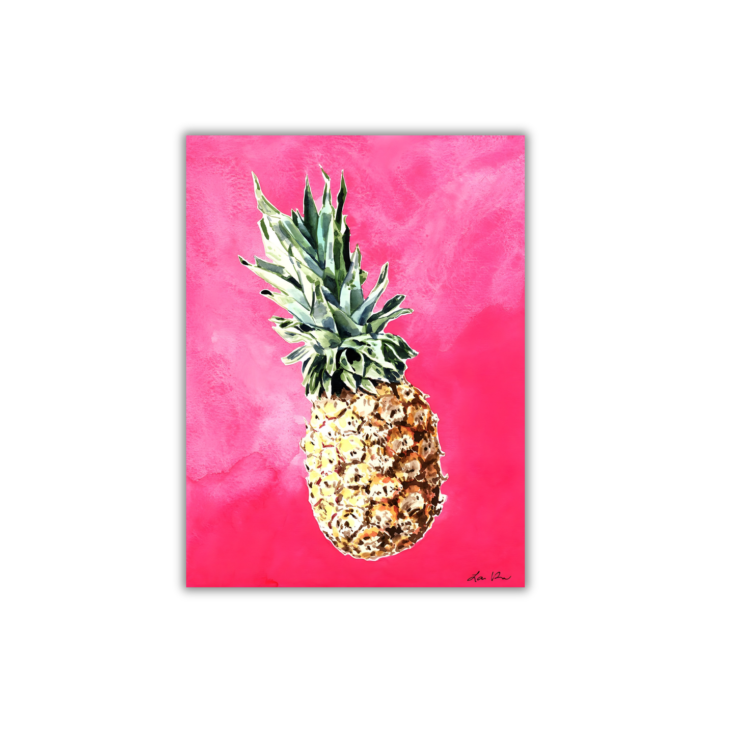 Pink Pineapple Girly Poster #491