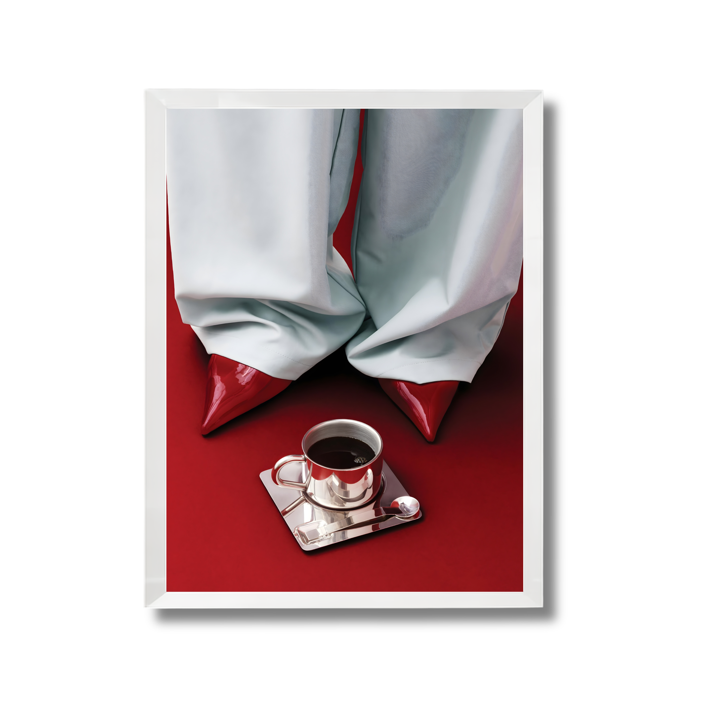 Caffeine and Confidence Girly Poster #492