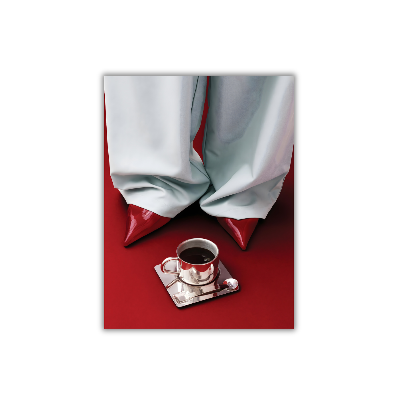 Caffeine and Confidence Girly Poster #492