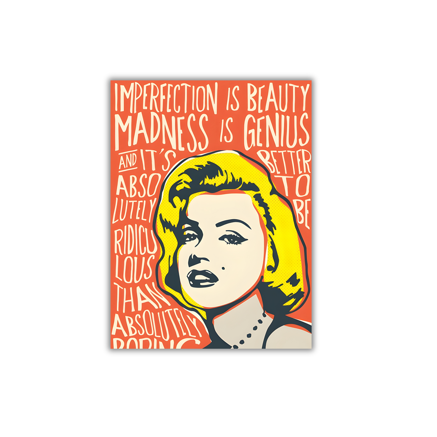 Marilyn Monroe Girly Poster #495