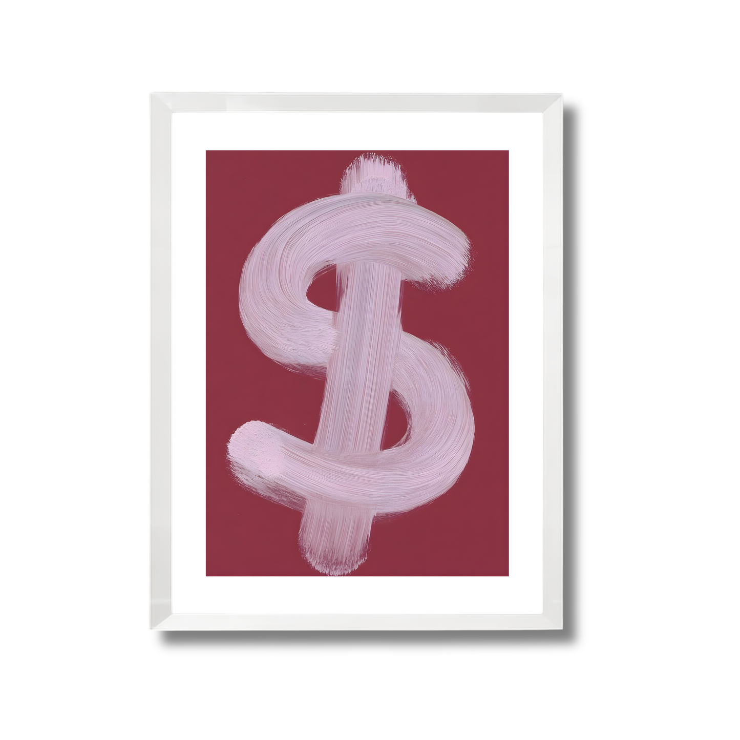 pink dollar sign Girly Poster #502
