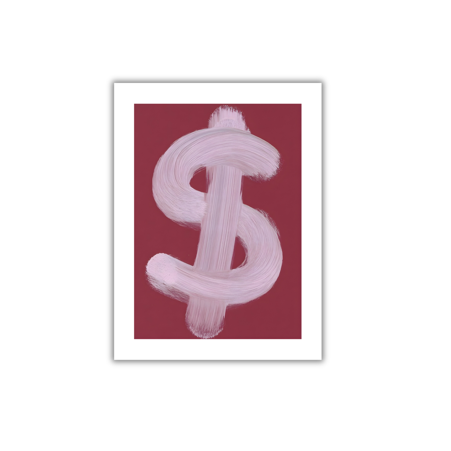 pink dollar sign Girly Poster #502