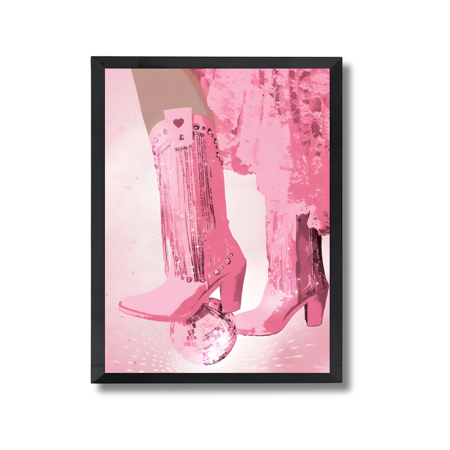 Funky Disco Cowgirl Girly Poster #513